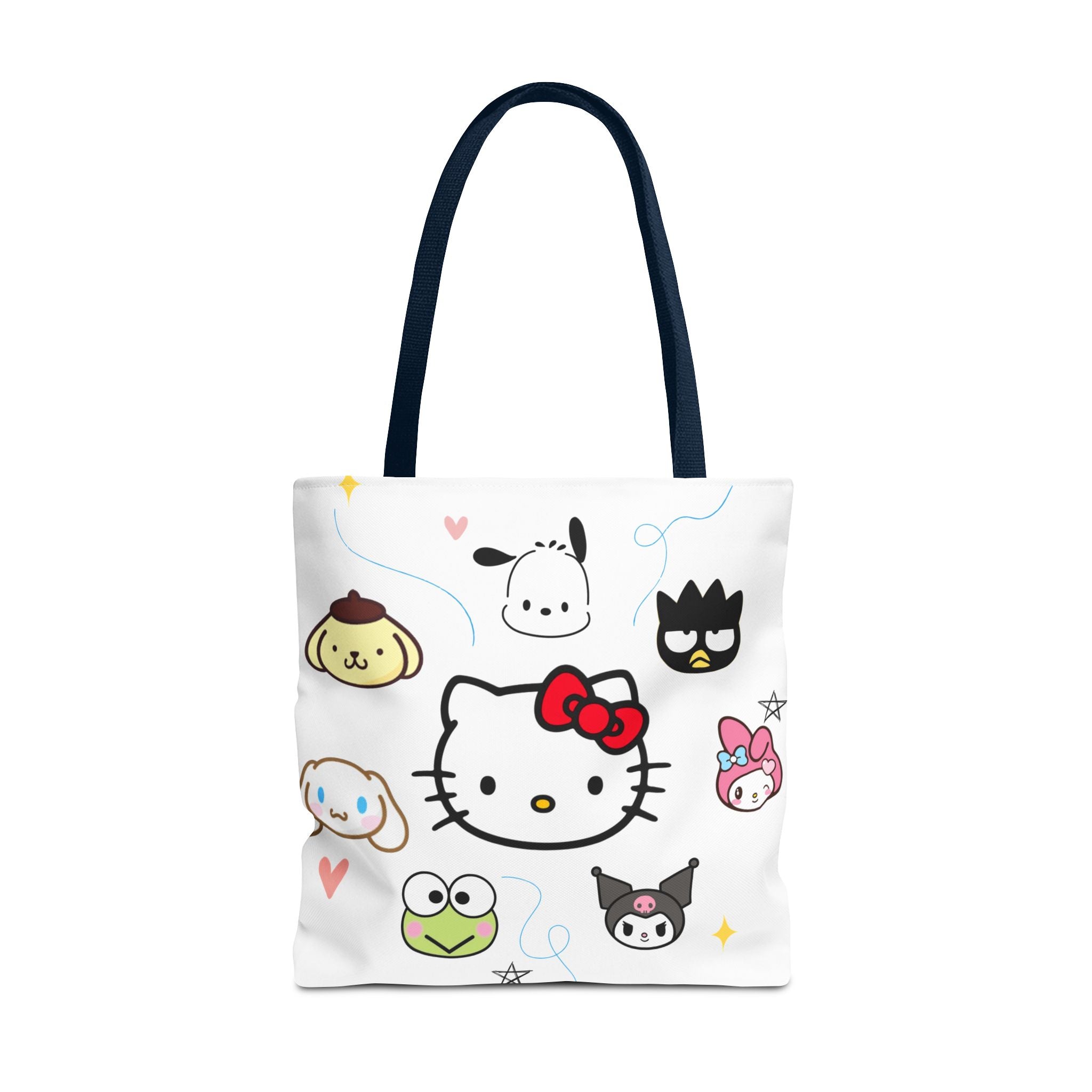 Hello Kitty Character Collage Tote Bag — Cute Sanrio AOP Shopper